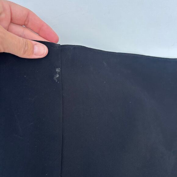 Amanda Uprichard Overlay Strapless Maxi Dress Black Gown Formal Long Medium - Picture 10 of 12